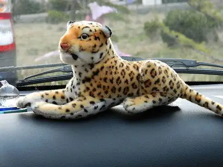stuffed leopard toy