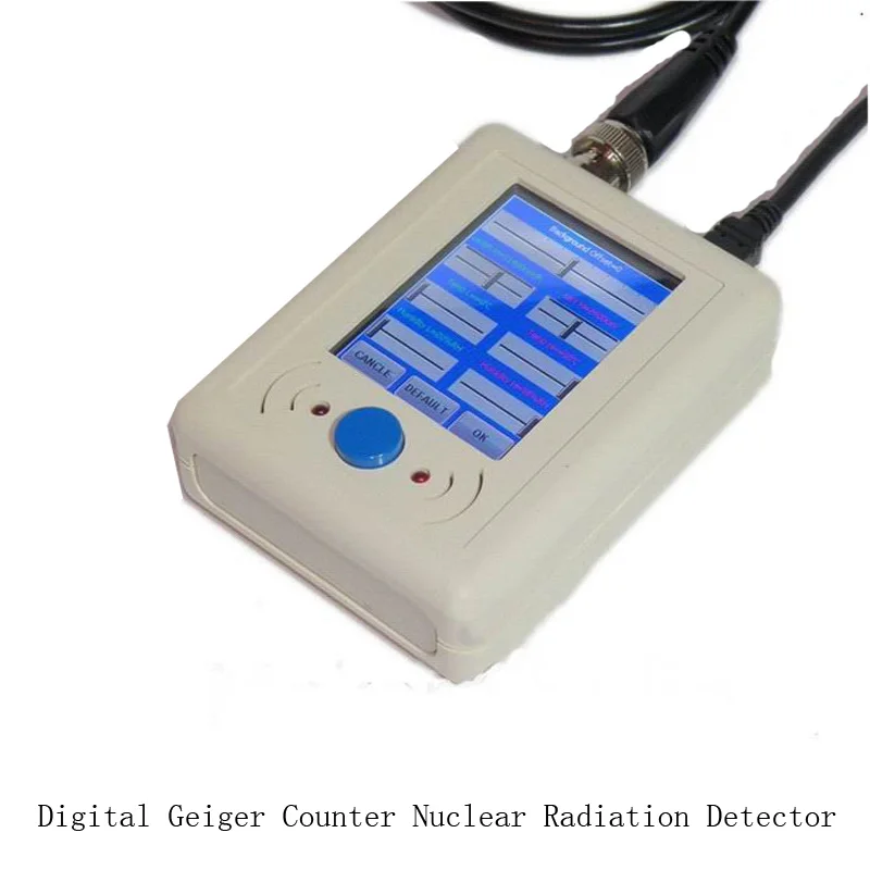 Digital Geiger counter radiation detectors nuclear radiation particle detector with a mini USB cable + BNC cable + GM tube