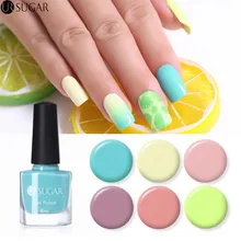 UR SUGAR 6 мл сладкий цвет лак для ногтей розовый желтый синий лак для ногтей чистый лак для маникюра дизайн ногтей