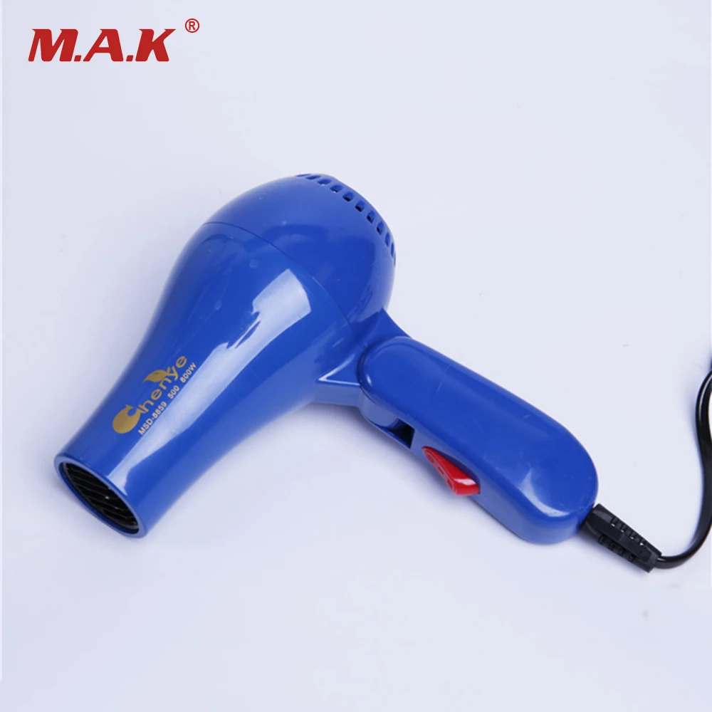 

1/6 Scale Electric Hair Dryer Blow Dryer for Installing Head Sculpts Feet Hand Types and Shoes Tools Accessories