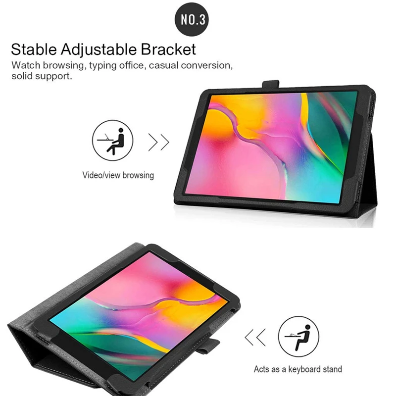 Чехол для Samsung Galaxy Tab A 10 1 2019 Магнитный флип чехол из искусственной кожи планшета