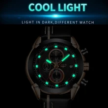 Relogio Masculino 2019 LIGE Watch Men Fashion Top Brand Luxury Quartz Wristwatch Man Casual Leather Waterproof Sport Chronograph