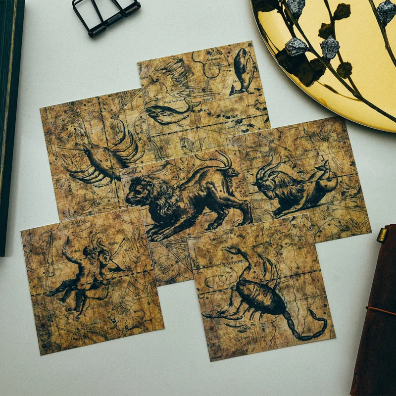 Ksccraft старинные Созвездие серии веллум наклейки для скрапбукинга/DIY ремесла/изготовление открыток украшения