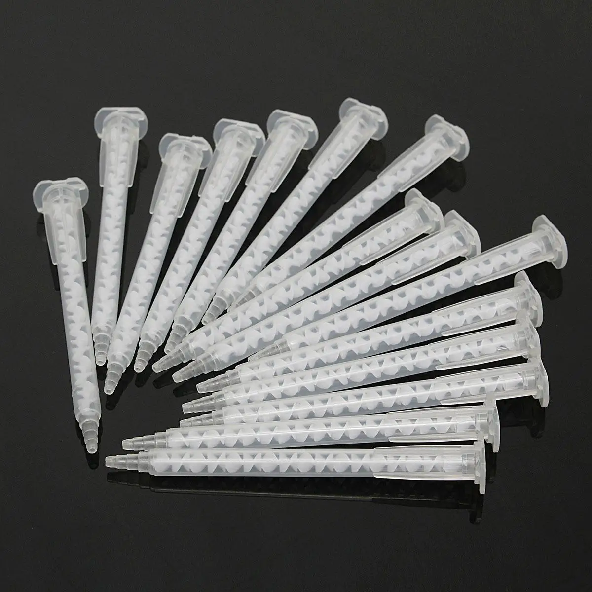 

15pcs 50ML MA5.4-17S Dual Cartridge Epoxy Static Mixer Mixing Nozzle For Loctite