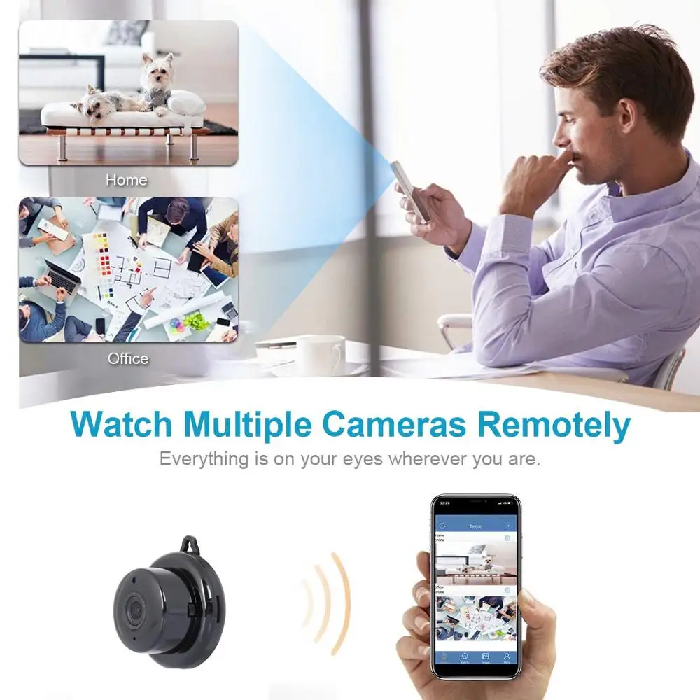Full HD 1080P IP камера супер мини беспроводная WIFI видеокамера наборы для домашней