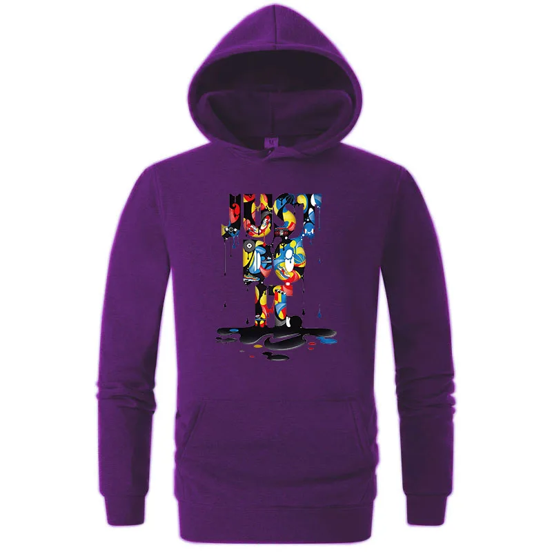 

New Brand Men Long sleeve Hoodie Letter Printed Casual Hoodies Sweatshirts Mens Fleece Fashion Hip Hop Hoody Mens Sweatshirt