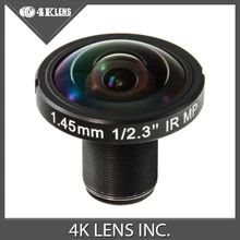 4K LENS 1.45MM Lens 190D 12MP IR for GoPro Ribcage 360 VR Camera 2016 Hot Coming