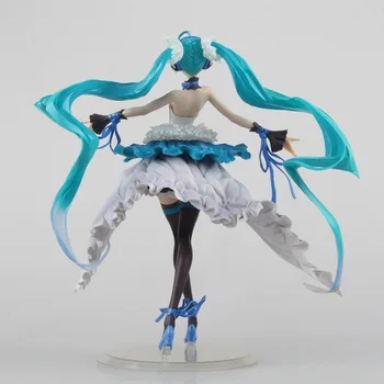 

23cm Hatsune Miku Anime Collectible Action Figure PVC toys for christmas gift with retail box free shippnig