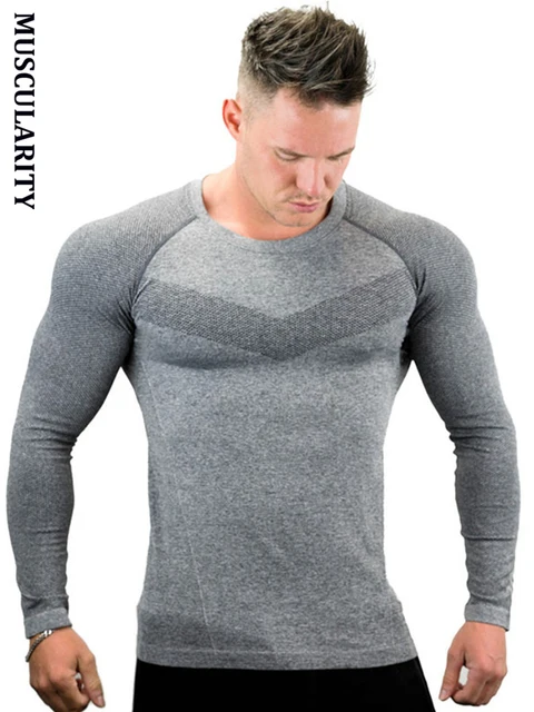 MUSCULARITY New Men's T shirt Muscular Men Compression Tops Homme ...