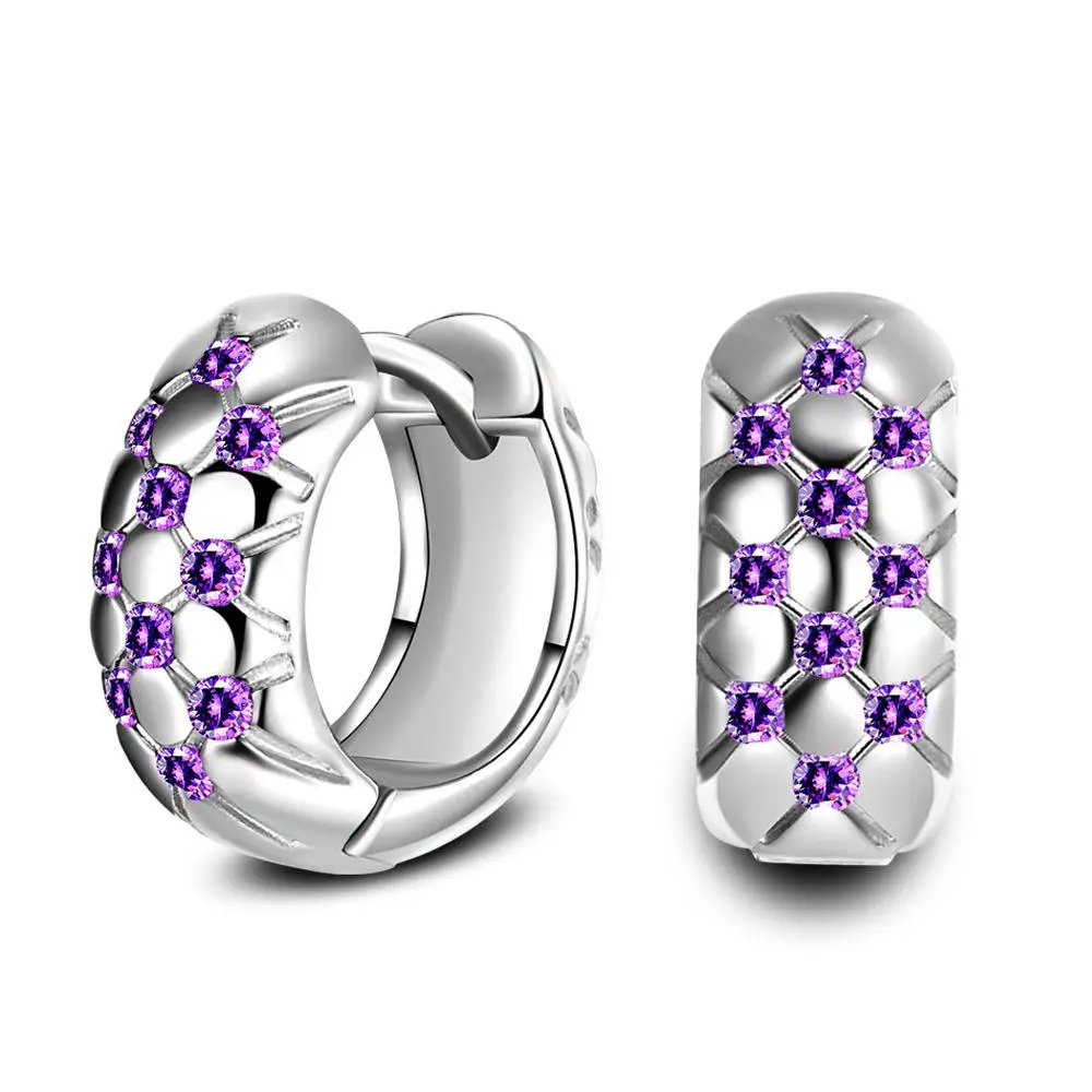 High end Exquisite Zircon Stud Earrings For Women Earring Earings 925