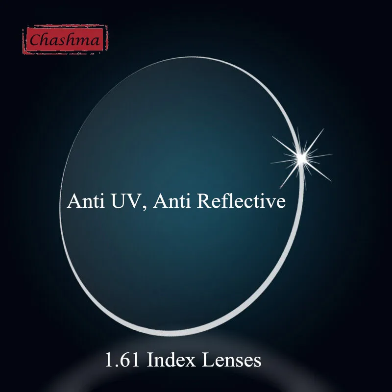 Chashma Lenses 1.61 Index Clear Recipe Lens Eyes Optical Glasses Customize Prescription Lenses