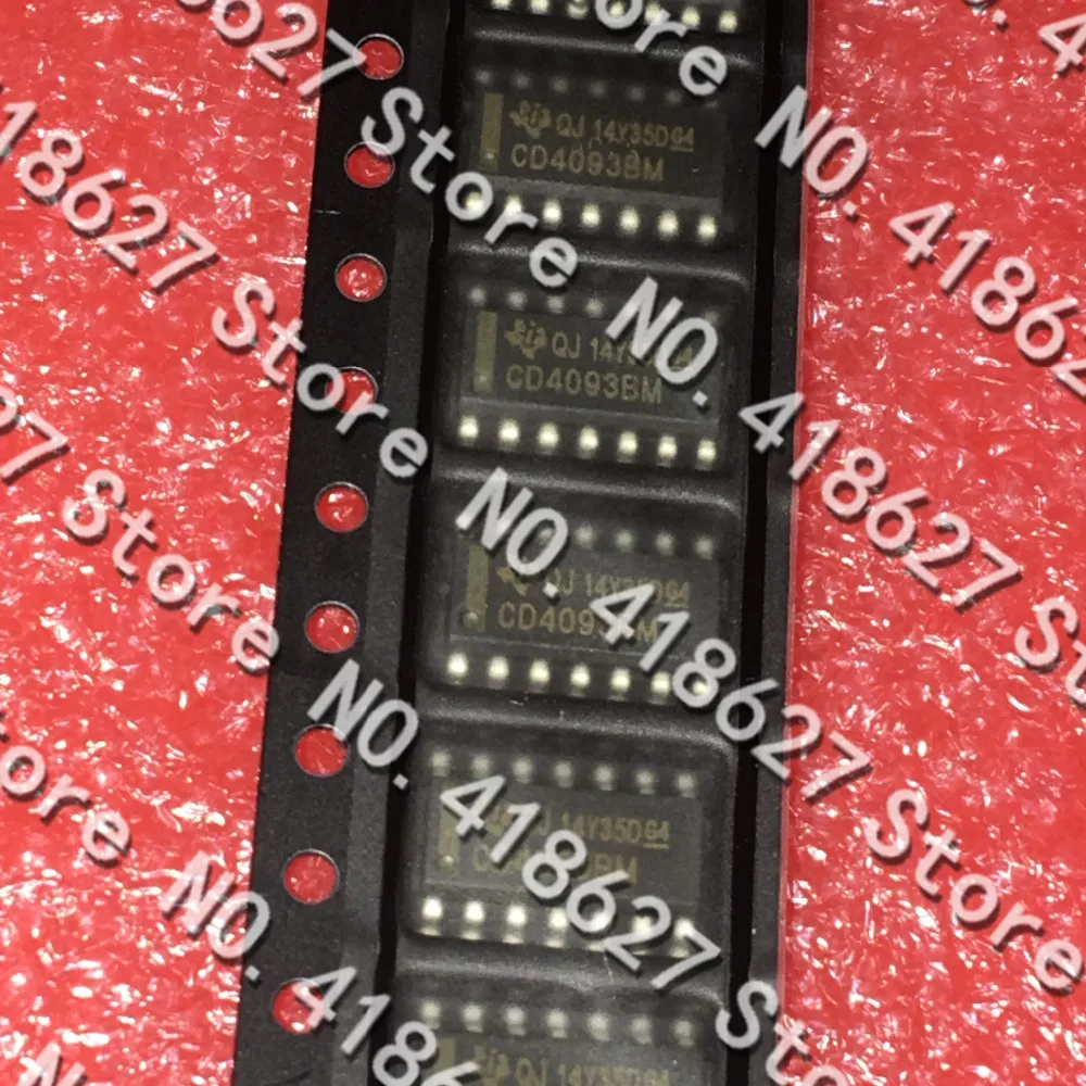 20PCS/LOT CD4093 CD4093BM SOP-14 Logic NAND gate Schmitt trigger 20PCS/LOT CD4093 CD4093BM SOP-14 Logic NAND gate Schmitt trigger