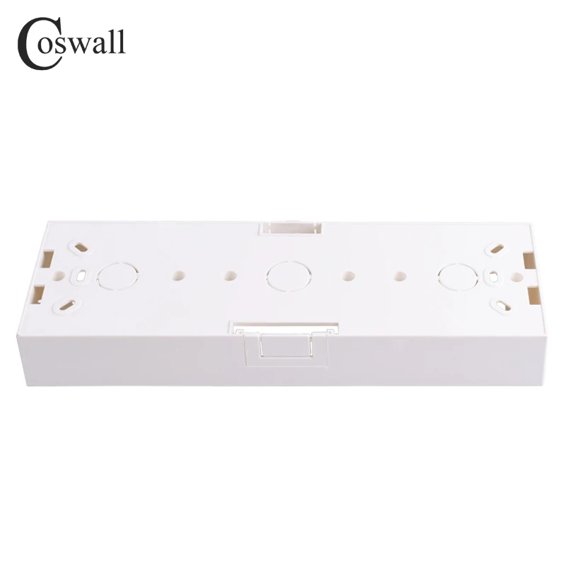 Aplica-se para Toda a Posição da Superfície da Parede a Caixa de Montagem 34mm de Coswall para 86 tipo Interruptores Externa Triplos ou Soquetes 258mm * 86mm 6 A caixa de montagem externa 258mm *