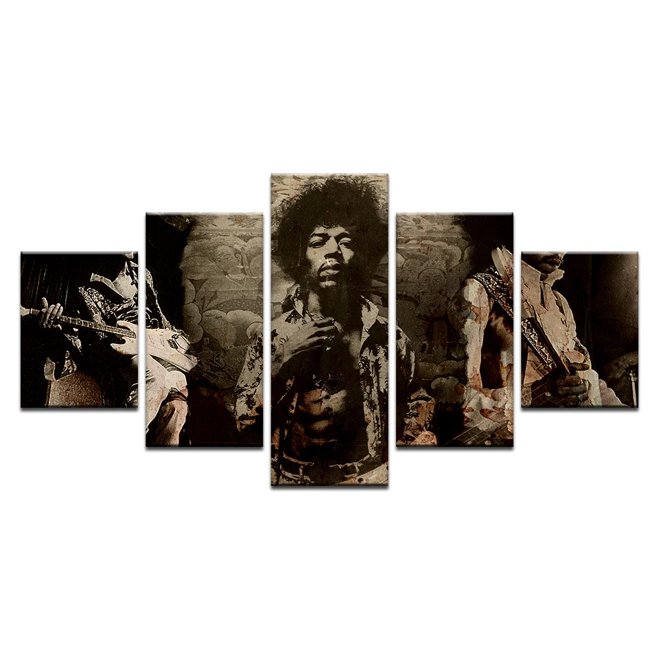 5 шт. винтажный постер James Marshall &quotJimi&quot Hendrix крафт бумага росписи для кафе бара