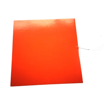 

700*700*1.5mm 220v 1500w Big Size Heat Bed for 3d printer adhesive 1 side 300mm lead wire come out from middle of 1 side
