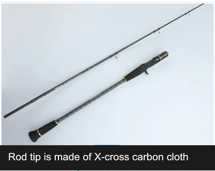 Vara de Pesca Fibra de Carbono Mavllos Lento Jigging 1.83m 2 Seções Atrair Peso 30-300g Ultraleve Pesca Fundição Fiação Haste m - ml 20 pesca 1.83m 2 seções atrair peso 30-300g