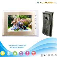 chuangsafe -V70C-F 1V1 2016 New Style 7inch Screen Monitor 1 extra indoor door bell 1 entry monitor