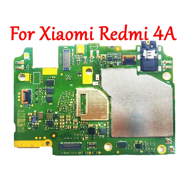 

Tested Full Work Original Unlock Motherboard For Xiaomi Hongmi Redmi4 Redmi 4A 16GB Logic Circuit Board Plate
