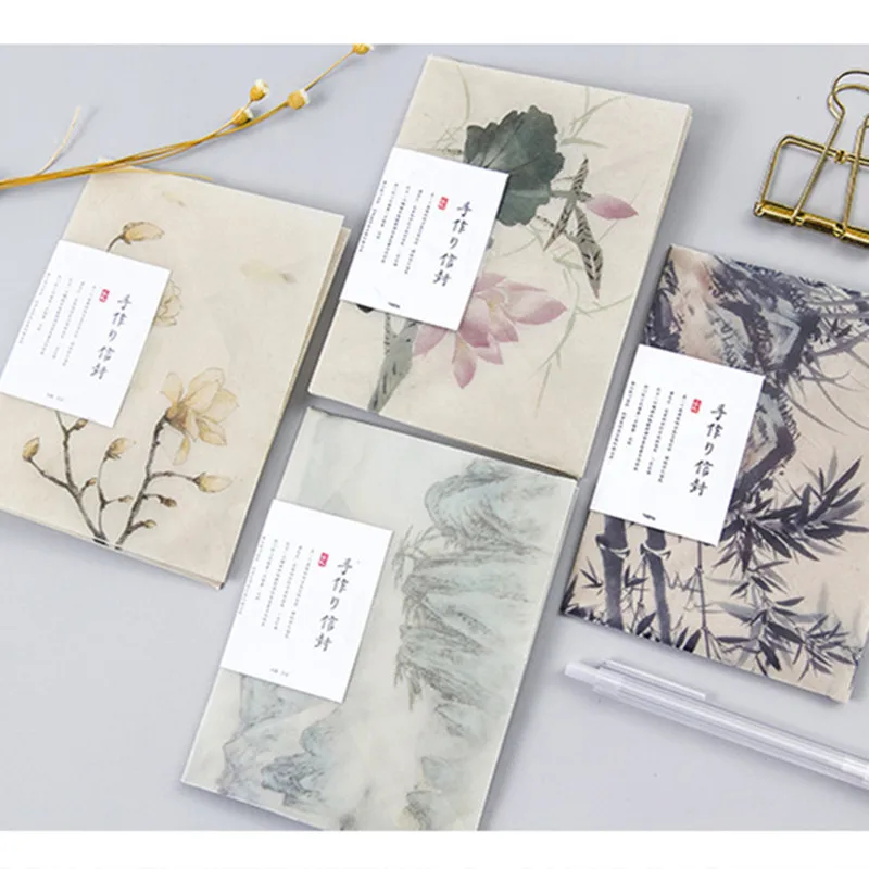 

New 1 lot = 3 pcs nature leaf Stationery envelopes special paper envelope