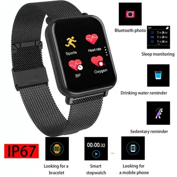 

colorful Smart bracelet pressure health measurement intelligent pulsometr with fitness smart watch blood Waterproof Wrist band