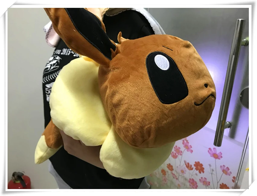 Новая аутентичная коллекция Eevee Kororin Friends Mechade Eevee Sun Moon плюшевые игрушки в подарок большие 35 см