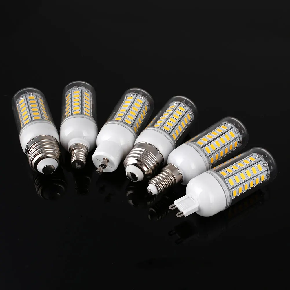 

110V 9W SMD Corn 56-LED Bulb Home Bedroom Lighting Bright Light Warm White