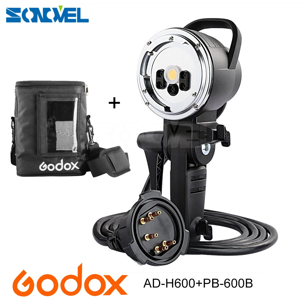 Godox AD-H600B ручной удлинитель+ PB-600B переносная сумка для Godox AD600B/AD600BM Беспроводная стробоскопическая вспышка(BowenMount