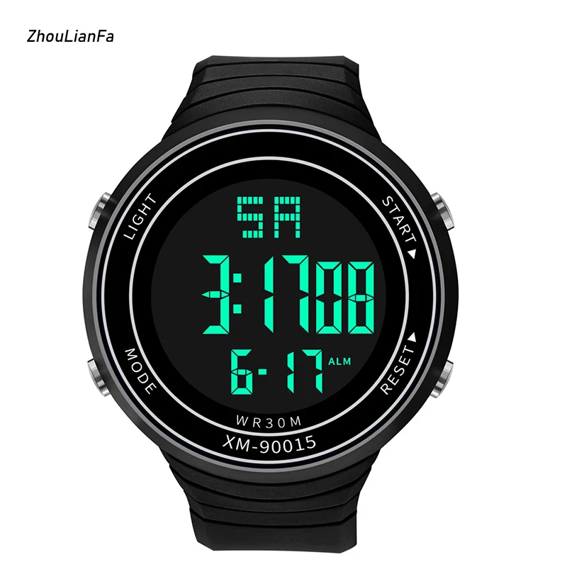 

Waterproof Mens Watches Fashion Casual Digital Outdoor Sport Watch Alarm Clock Chrono Men Student Multifunction Wrist Watch