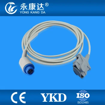 

Free Shipping For 12Pin Mindray PM5000( BCI module) Reusable Adult Finger Soft Tip Spo2 Sensor Probe,3m