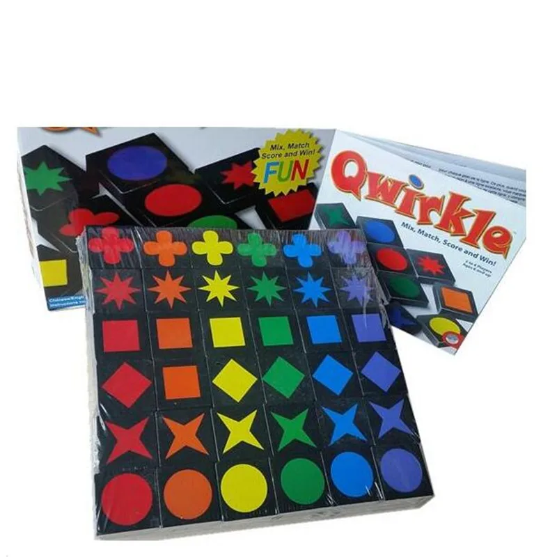 Instock Qwirkle Board Game 108 Wooden Tiles Family Games Best Gift For