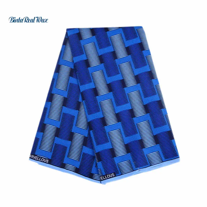 

African Fabric Holland Wax Prints Ankara Fabric 2018 Latest Tissu Wax African Wax Print Fabric For Women Dress 6 yards FP6012