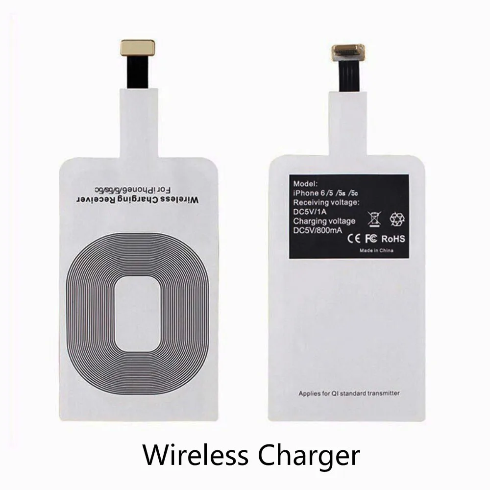 QI Беспроводное зарядное устройство передатчик+ Qi приемник для iPhone5 5S SE 6 6S 6 7Plus для телефона Android Капитан Америка комплект зарядного устройства