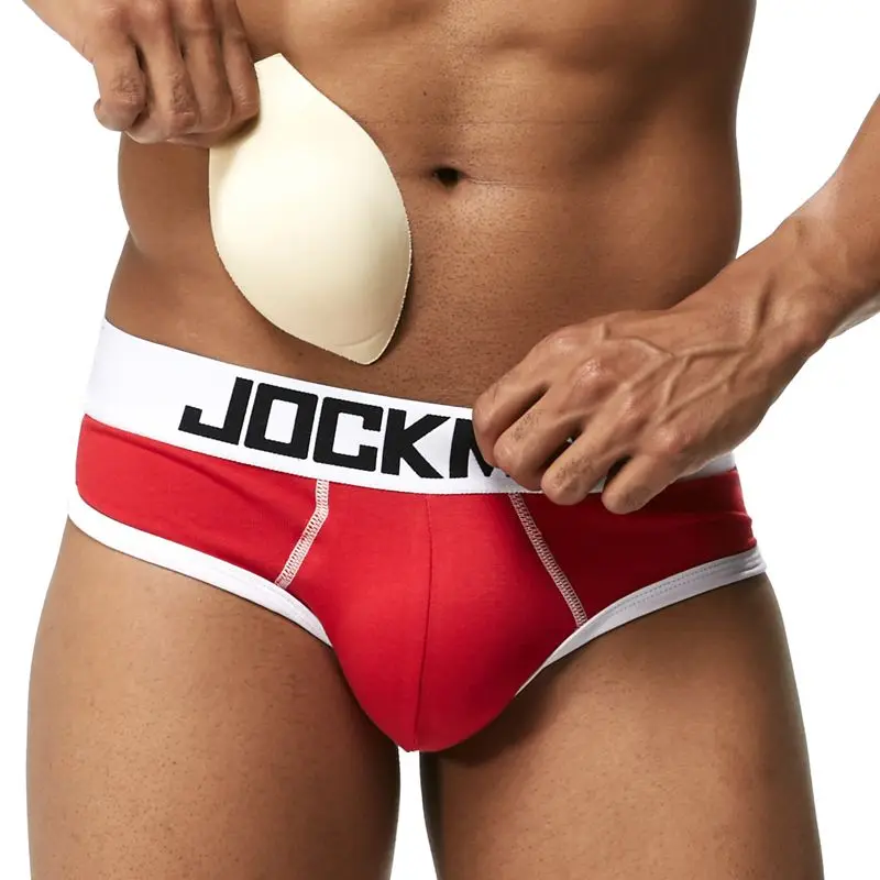 JOCKMAIL, сексуальное мужское нижнее белье, пенис и увеличитель бедер ягодиц, пуш-ап чашка, мягкое, Гей Нижнее белье, мужские боксеры, шорты, подтяжка попа, Корректирующее белье