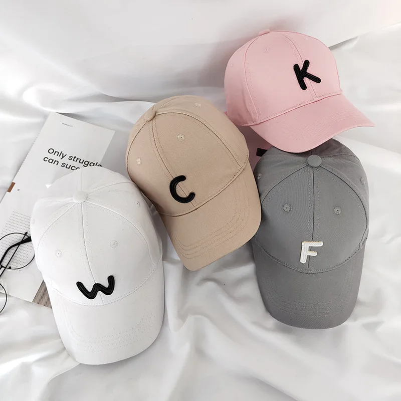 Letter Embroidered Baseball Cap Children Snapback Hip Hop Hat Boys Girls Summer Sun Hat Gorras Planas Enfants Casquette Gorras