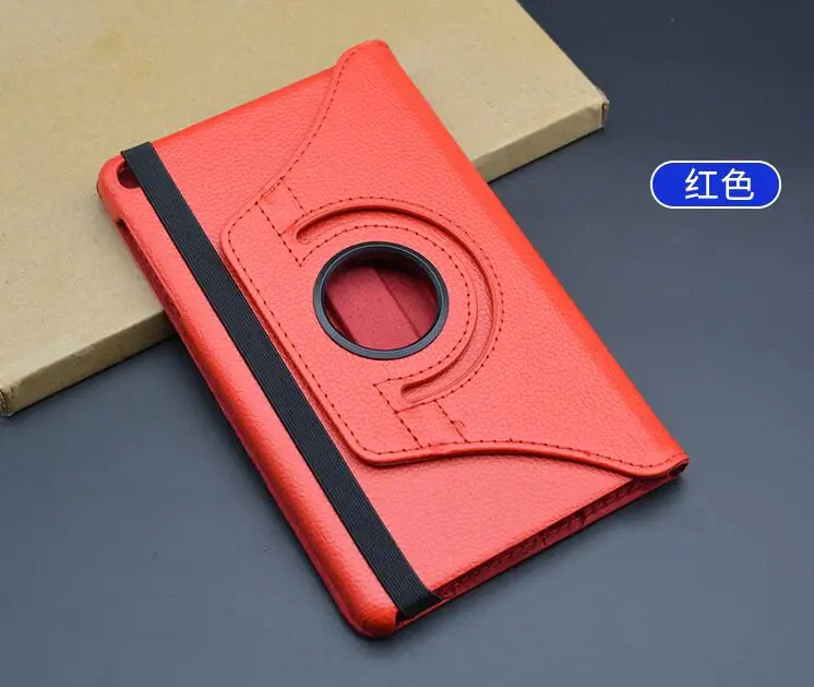 Чехол для samsung Galaxy Tab S5e 10,5 T720 T725 чехол TAB S5E 10,5 SM-T720 360 градусов вращения из искусственной кожи Подставка держатель чехол s - Цвет: Красный