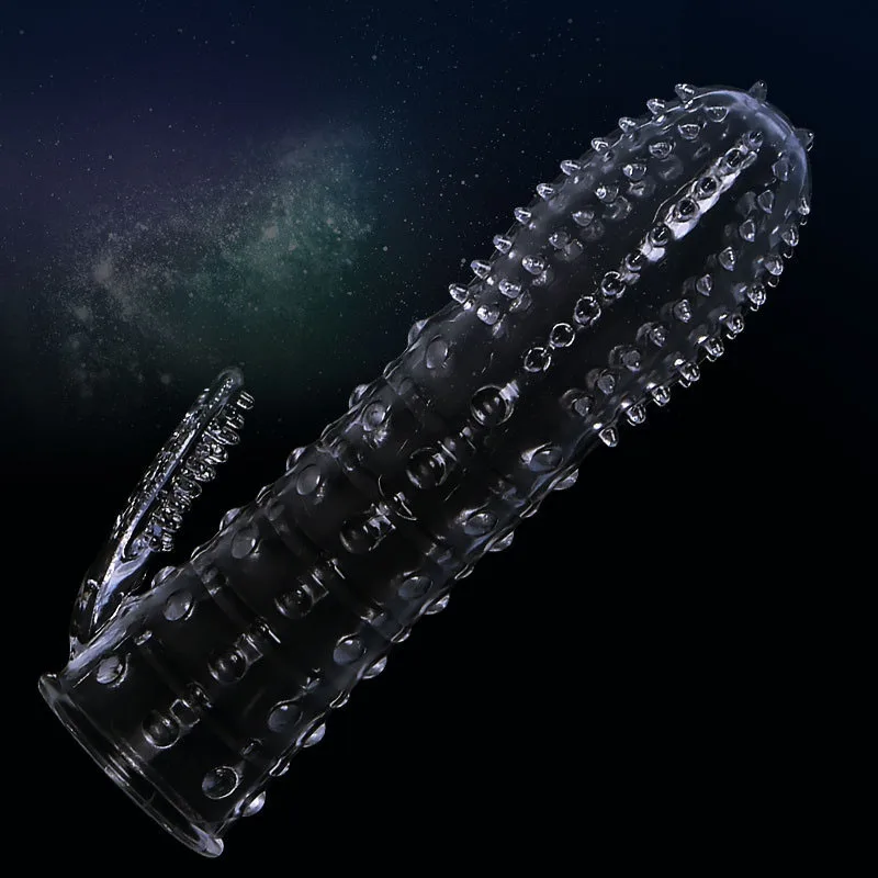 hc021Reusable Sleeve Ring Full Cover Penis Delay Impotence Erection (1)