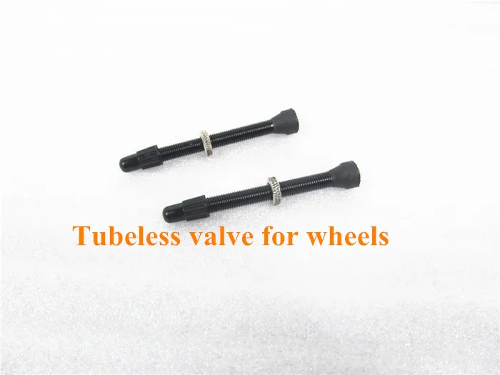 

For tubeless bike tire alloy valve more stable black color 1 pair tubeless valve road bicycle carbon wheels inner tube valve