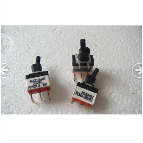 

[BELLA]France APEM toggle switch Toggle Switch SW236AD-X696 waterproof 3 feet 2 files Clubfoot--10PCS/LOT