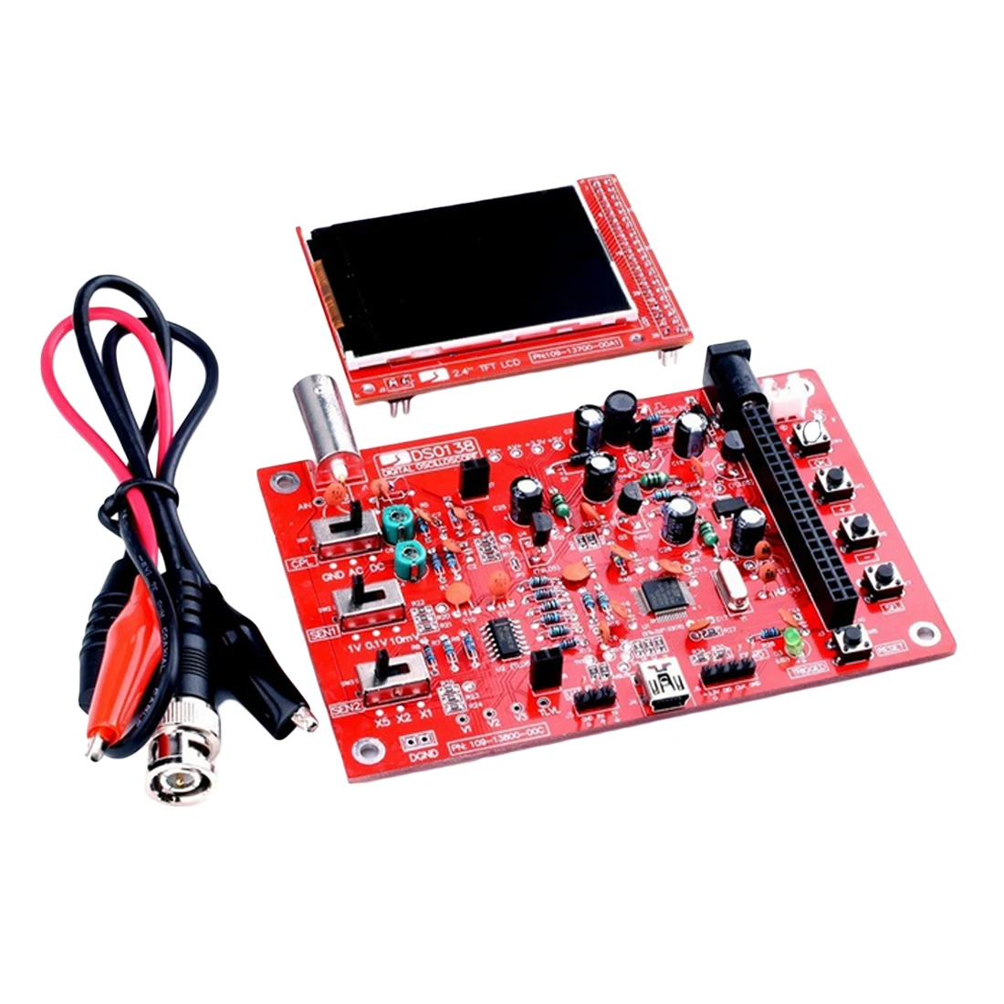 STM32 цифровой осциллограф с параметрами формы волны Дисплей 2 4 дюймовый Цвет на