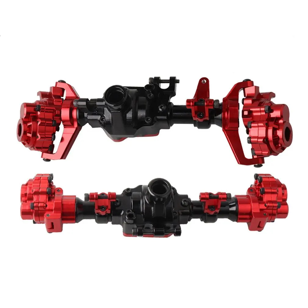 

2PCS CNC Machined Aluminum Front Rear Portal Axle Housing Color for 1:10 Scale Traxxas TRX-4 Crawler Cars