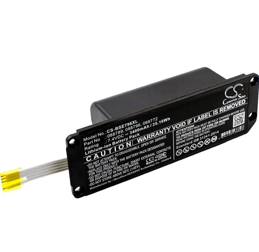 Cameron Sino 3400 Mah Batteria Per Bose Soundlink Mini 2 088772 088789 088796 Batterie