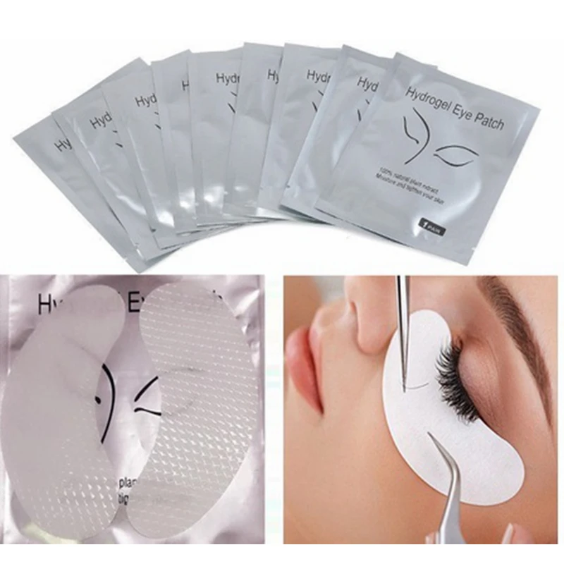 

10 pairs/pack Eyelashes Extension Patches Eye Under Pads Wraps Sticker Lint-free Lash Tips Sticker Makeup Lashes Patch Tools
