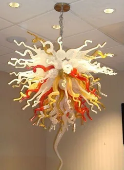 Online CE/UL Led Light Fanstic Hotel Home Hall Decorations Style Murano Glass Antique Style Chandelier