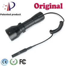 UniqueFire 1407 перезаряжаемый 30 мм XRE Факел 3 режима масштабируемый фонарик Lanterna+ переключатель давления для аккумулятора 18650