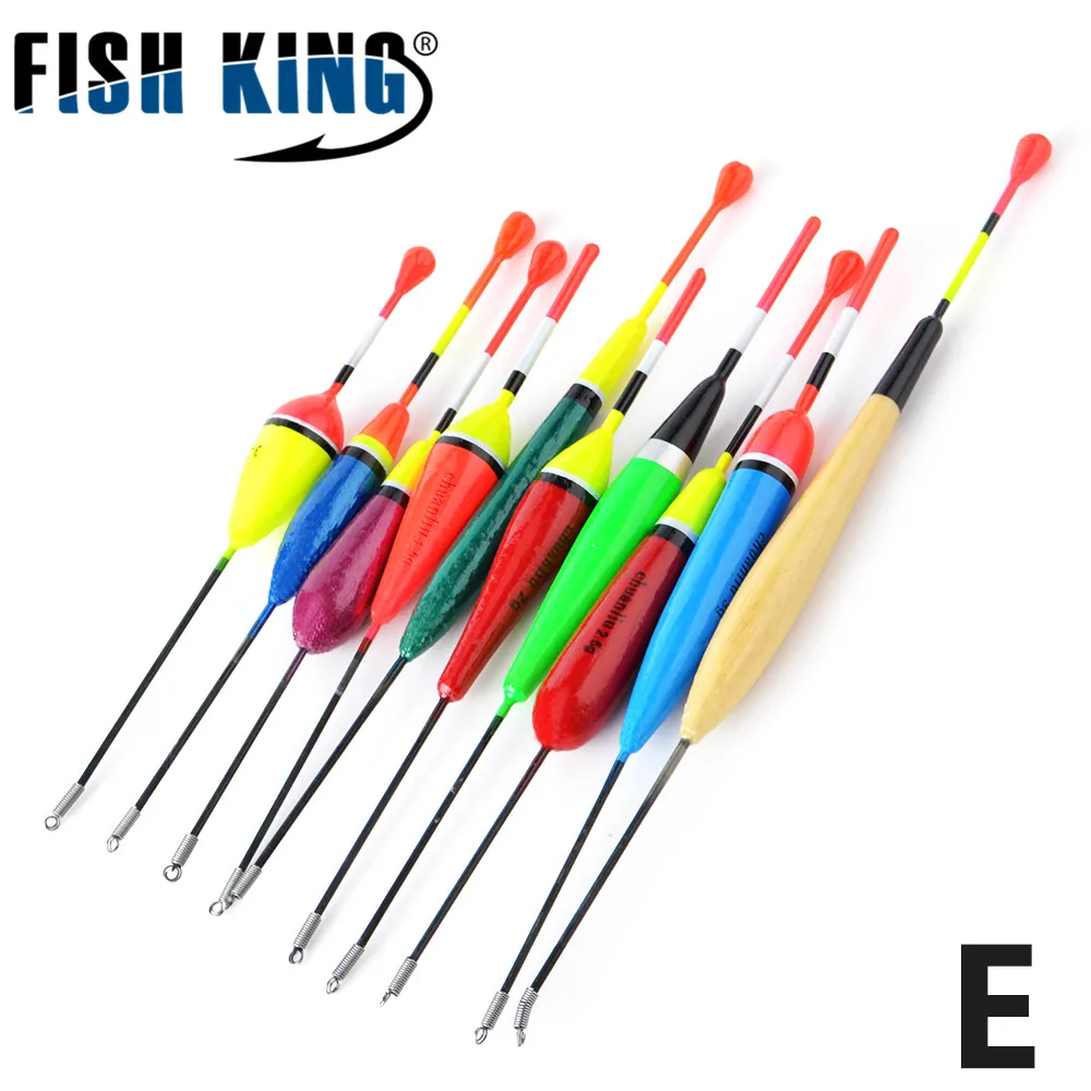 FISHKING 10 шт./лот рыбалка поплавок 7 видов стилей Mix Размер Разноцветные Карп Буй