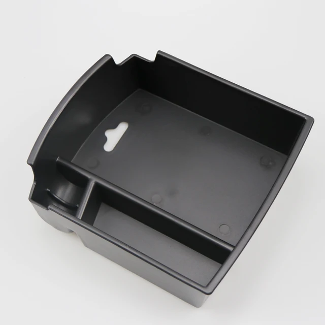 Car Styling Accessories 1PCS Plastic Interior Armrest Storage Box Organizer Case Container Tray For Hyundai Kona 2017 2018