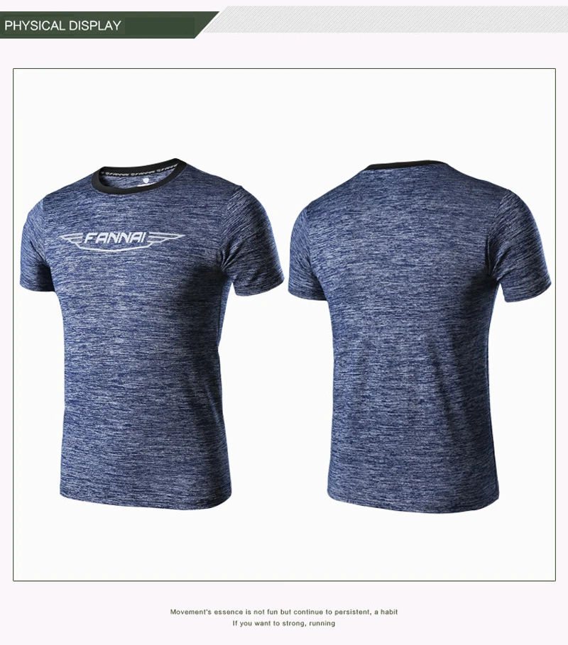 Спортивные мужские футболки для пробежки, тренировочная дышащая Спортивная футболка для кроссфита, сухая облегающая футболка для спортзала, трико для тренировок, фитнеса, спортивная одежда