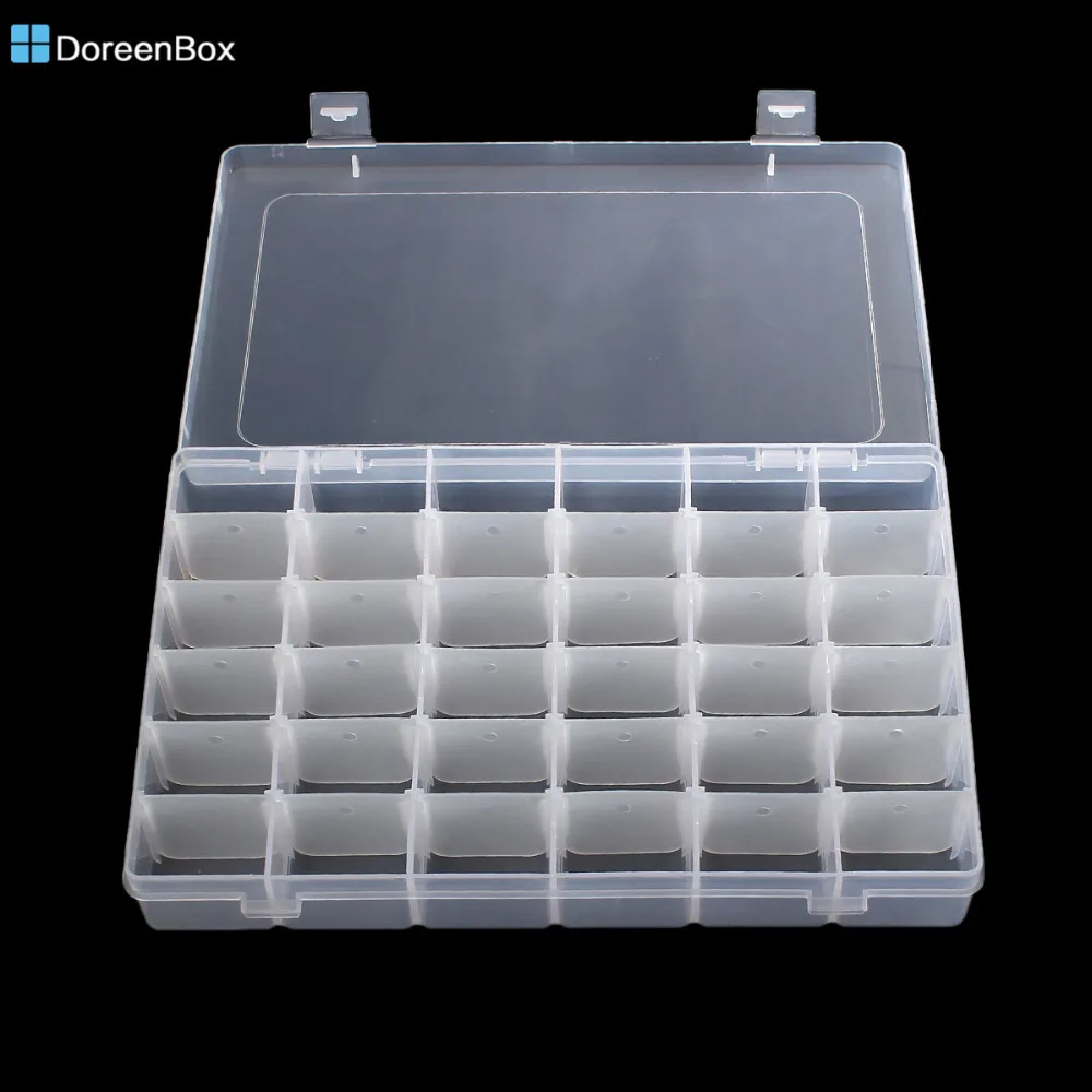 

Doreen Box hot- Beads Display Storage Container W/36 Grids 28x19x4.5cm (B11574)