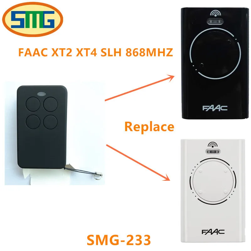 

5pcs TELECOMANDO RADIOCOMANDO CANCELLO FAAC XT / XT2 SLH 433 / 868 MHZ ROLLING CODE Free shipping