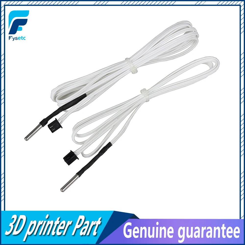 3D طابعة أجزاء HT-NTC100K الثرمستور استشعار درجة الحرارة لدرجة حرارة عالية خيوط 350 درجة B3950 For1M 2 متر